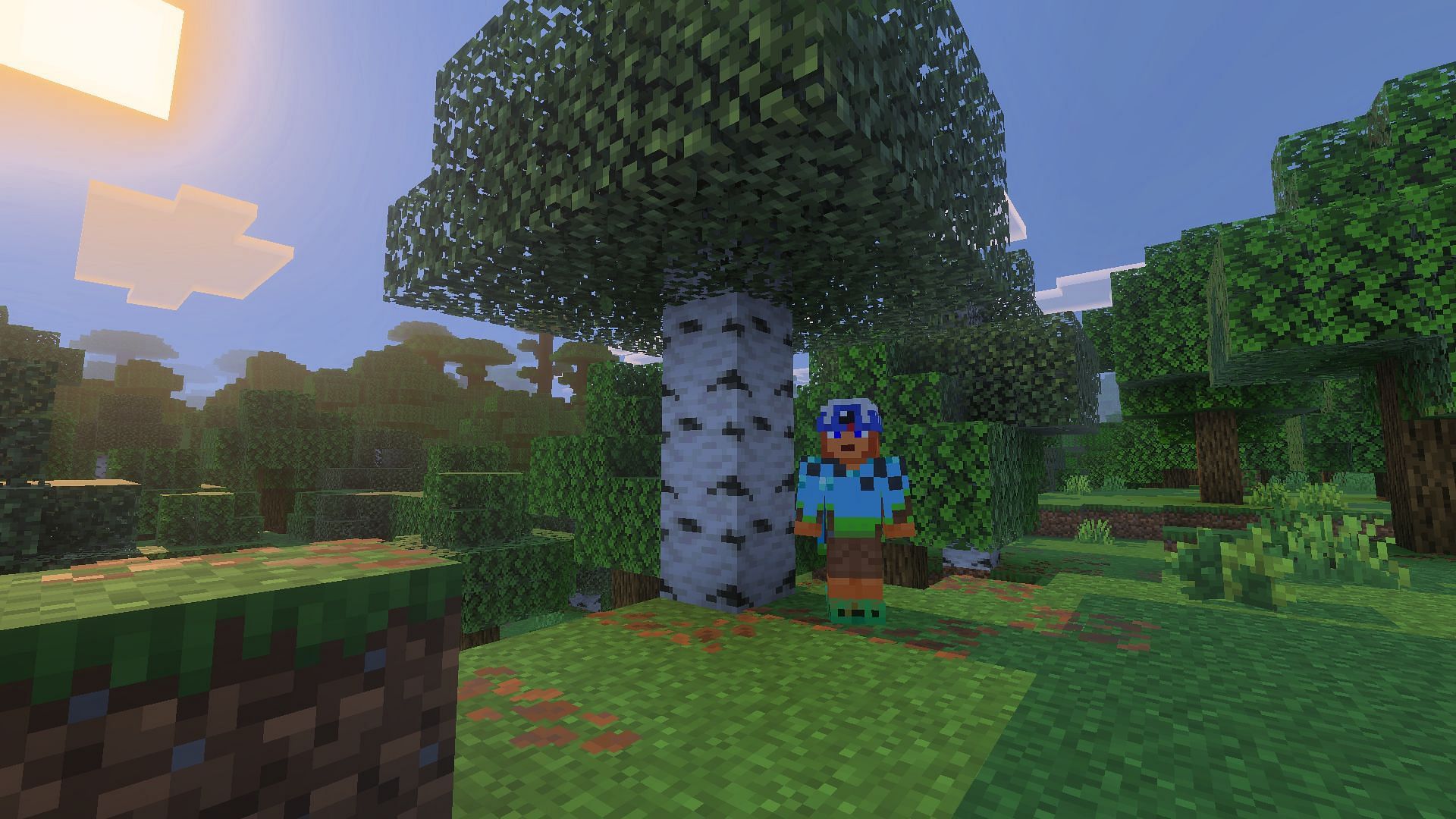 Vibrant Visuals is the biggest visual overhaul to the game introduced in the Minecraft Bedrock 1.21.90 update (Image via Sportskeeda Gaming || Mojang Studios)